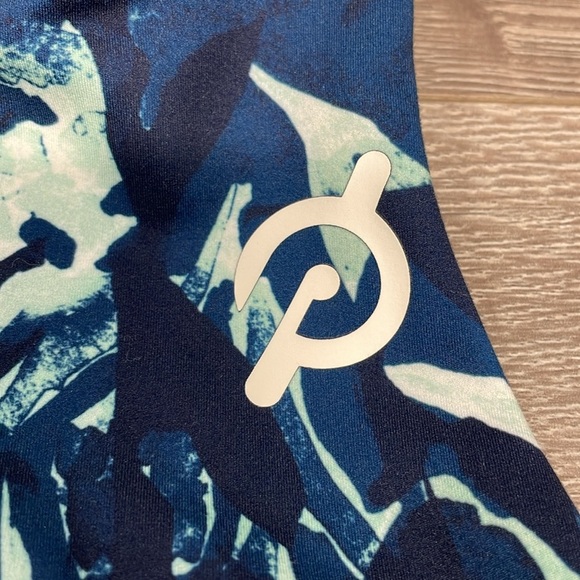 NWOT Peloton Cadent High Neck Floral Camo Front Zip Sports Bra S - Picture 6 of 11